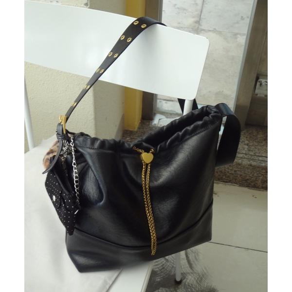 ショルダーバッグ バッグ heart charm shoulder bag / ハート金具バッグ レ...