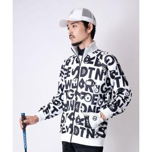 ゴルフ 「GREED MONSTE/グリードモンスター」Allover Print Track Jacket/オールオーバー総柄プリントトラックジャケット（ゴルフウェア）