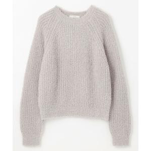 ニット セーター 「洗濯機可」カーリーファンシーニット レディース