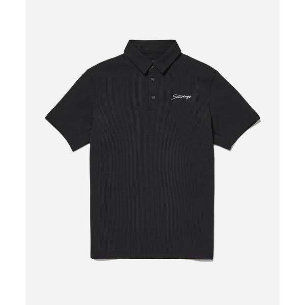 ポロシャツ Seersucker Polo Shirt SS メンズ