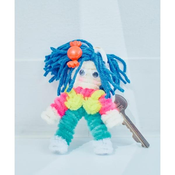 キーホルダー 「macaroni edge/マカロニエッジ」 ワイヤーモールチャームキーホルダー ガ...