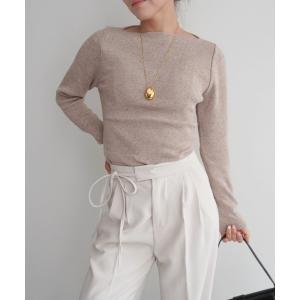 ニット セーター 「Rashik」ボートネックニット レディース