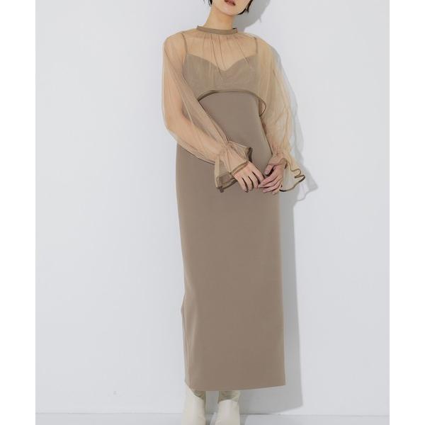 ワンピース 「AMERI/アメリ」MANY WAY AIRY VEIL DRESS