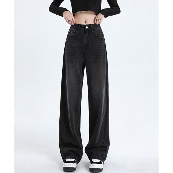 ワイドパンツ ジーンズ デニム デニムパンツ ハイウエストデニムパンツ レディース