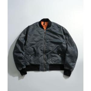 ma1 ma-1 Vintage-like heavy nylon twill MA-1 blouson/ヴィンテージライク ヘビーナイロンツイル M