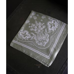 エディスリマン サンローランパリ コットン バンダナ 3枚セット ペイズリー SAINT LAURENT PARIS サンローラン パリ ウールペイズリーバンダナ