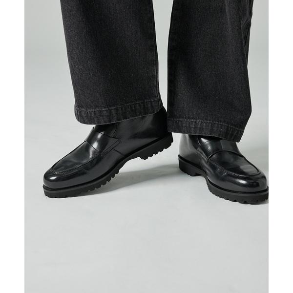 ブーツ 「WEB別注」軽量ローファー ブーツ メンズ