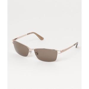 サングラス 偏光 調光 「POLICE/ポリス」ハーフリム 偏光サングラス SPLQ03J 8FFP メンズ レディース