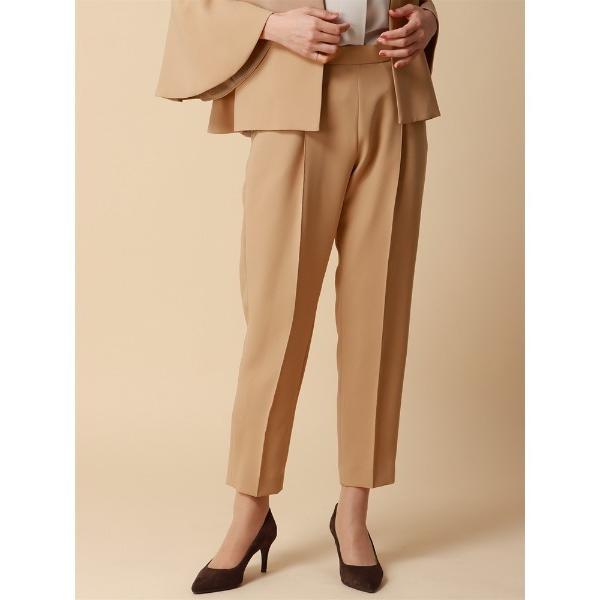 セレモニースーツ スラックス パンツ ピンタックテーパードパンツ  ハンドウォッシュ  ストレッチ ...