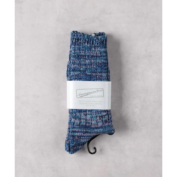 靴下 「ANONYMOUSISM」5カラーMIX クルーソックス メンズ