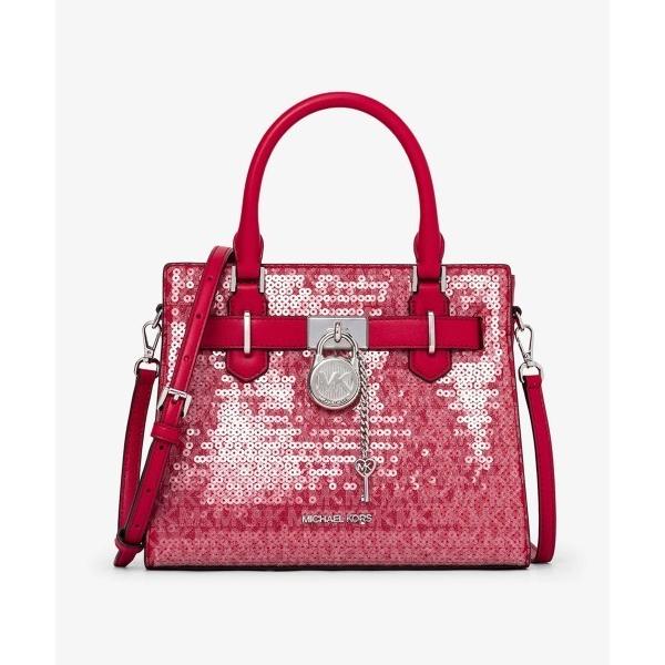 ハンドバッグ HAMILTON シークイン サッチェル スモール - MKシグネチャー