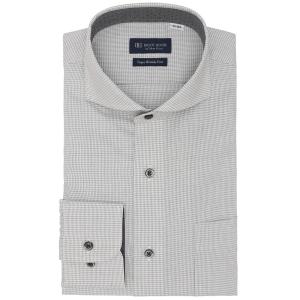 フォーマル シャツ 超形態安定ノーアイロン ホリゾンタルワイド 長袖ビジネスワイシャツ メンズ