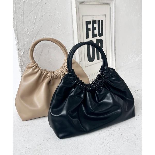 ハンドバッグ ワンハンドルギャザーバッグ