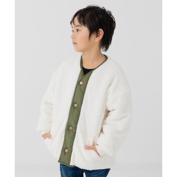 コート アウター ボア キルト リバーシブル 中綿ジャケット キッズ 子供服 男の子 女の子