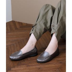 GUCCI（グッチ） ビット ローファー 38 ベージュ レディース