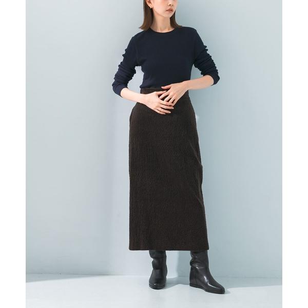 スカート le　CORDUROY H-LINE SKIRT