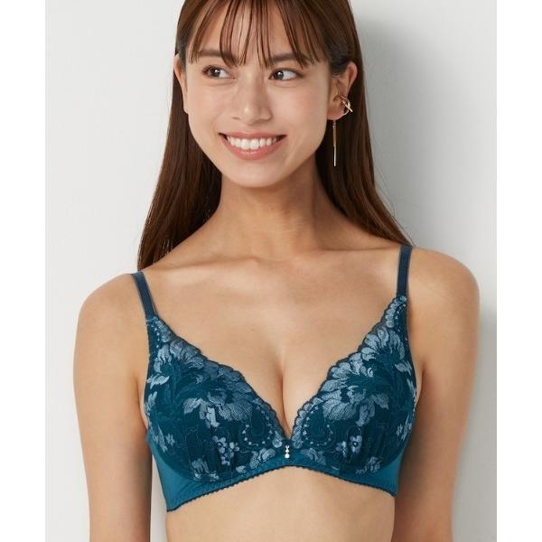 ブラジャー 夢みるブラ ノンワイヤー ブラジャー フローラルスペルズ「B，C，Dカップ」 AMST1...