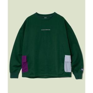 トレーナー スウェット Mountain Mania/マウンテンマニア　T/C裏毛サイドポケット クルースウェット メンズ レディース