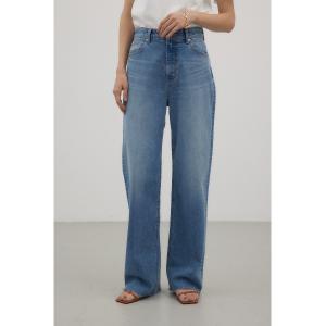 ジーンズ デニム デニムパンツ ストレートワイドデニム レディース