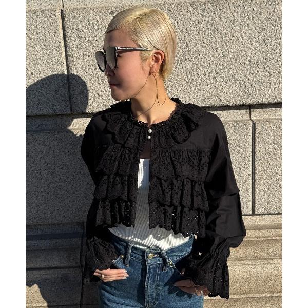 コットンレース羽織 レディース