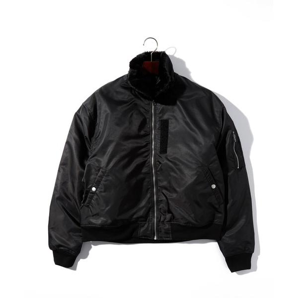 ma1 ma-1 メンズライク オーバーサイズ 中綿 B-15フライトジャケット レディース