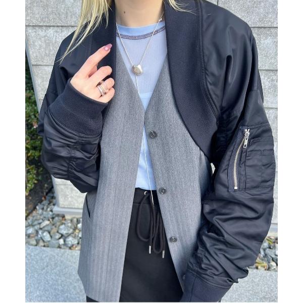 ma1 ma-1 REVERSIBLE BOLERO MA-1 レディース