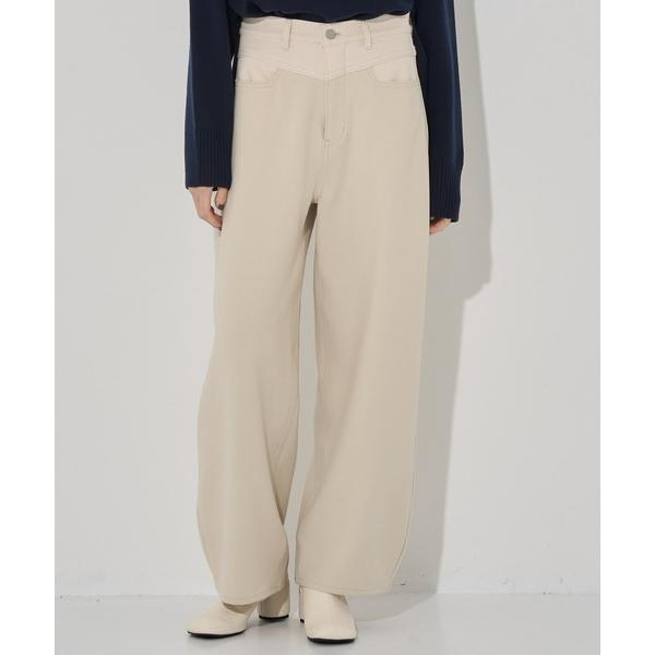 パンツ 「FEMMENT/ファモン」別注 stretch barrel leg pants/ストレッ...