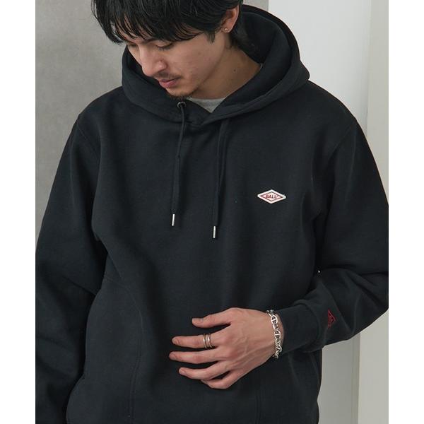 パーカー 「BALL」T/C裏起毛 ワッペン付きプルパーカー 64536 メンズ レディース