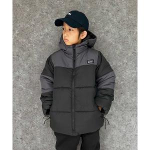 ダウン アウター バイカラー　フェイクダウン　マウンテンジャケット キッズ 子供服 男の子 女の子