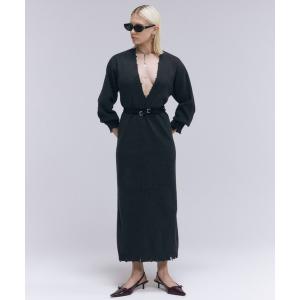 JOSE MOON（ジョゼムーン） ワンピース CURVE SLEEVE KNIT DRESS