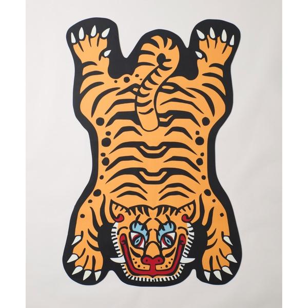 ラグ ラグマット 3-11A17 チベタンタイガー ライク フロアマット 60×90