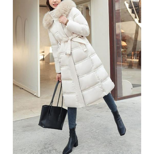 ダウンコート ダウンジャケット 防寒ロングコート レディース
