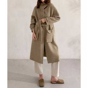 ステンカラーコート コート DECADE CLASSIC ウールラップコート (AW) レディース