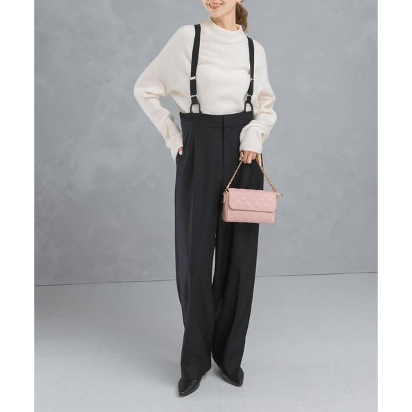 パンツ サスペンダーパンツ レディース