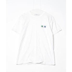 「Maison Kitsune」 半袖Tシャツ S ホワイト メンズ