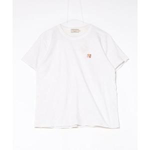 「Maison Kitsune」 半袖Tシャツ M ホワイト レディース