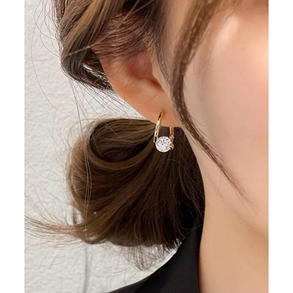 イヤリング 落ちにくい！痛くなりにくい　ビジュジオメトリーイヤリング レディース メンズ