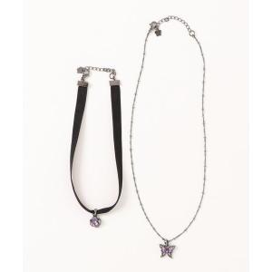 ANNA SUI（アナスイ） チョーカー バタフライ鍵モチーフ チョーカー