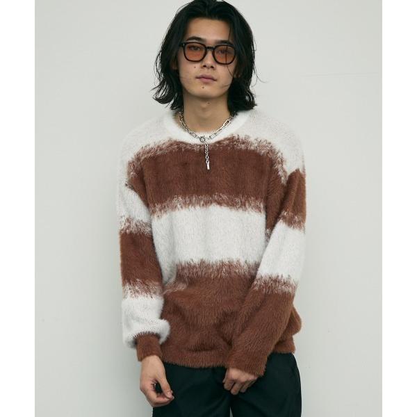 セーター ニット Mohair like Shaggy Knit Sweater / モヘアライクル...