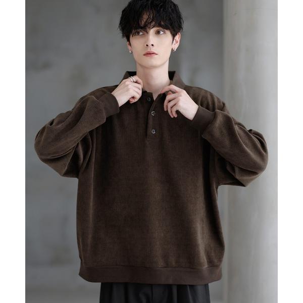 ポロシャツ 「25AW」カットコーデュロイ/ヴィンテージ加工 ポロシャツ メンズ レディース