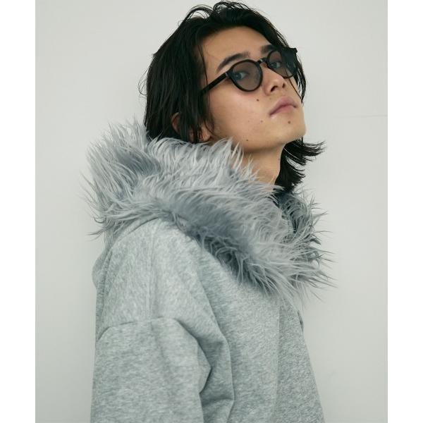 パーカー big hood fur design pullover / ビッグフードファーデザインプ...