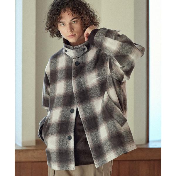 ブルゾン アウター 「POLO CHAMPS 別注」シャギーオンブレチェックショートブルゾン メンズ