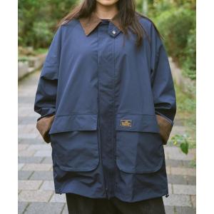 ナイロンジャケット 襟切り替えフィールドコート メンズ レディース