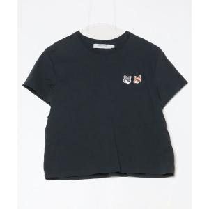 「Maison Kitsune」 半袖Tシャツ S ブラック系その他 レディース