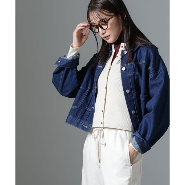 カーディガン 椿オイル加工リブカーディガン レディース