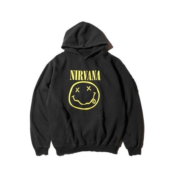 パーカー THRIFTY LOOK / スリフティールック WORN-OUT BAND HOODIE...