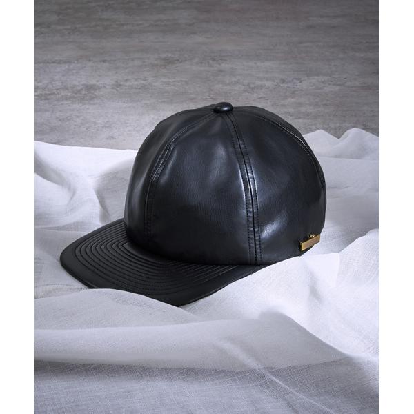 キャップ 帽子 MAISON Birth メゾンバース / EX.CAP 別注シンセティックレザービ...