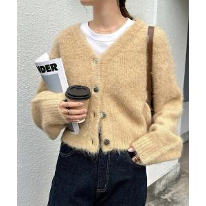 カーディガン antique button cable knit cardigan /アンティーク調 金