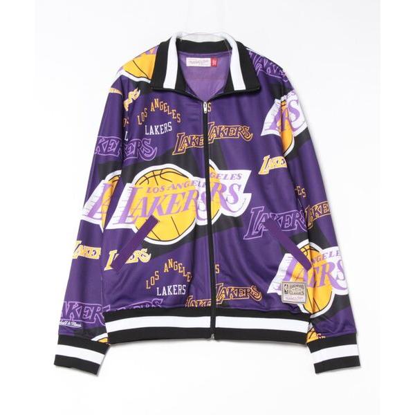 ブルゾン アウター Mitchell＆Ness  NBA TRACK JACKET LAKERS メ...