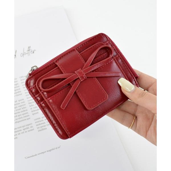 カードケース リボン パスケース ミニ財布 ミニウォレット フラグメントケース ルリリ